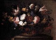 Still-Life with a Basket of Flowers Arellano, Juan de